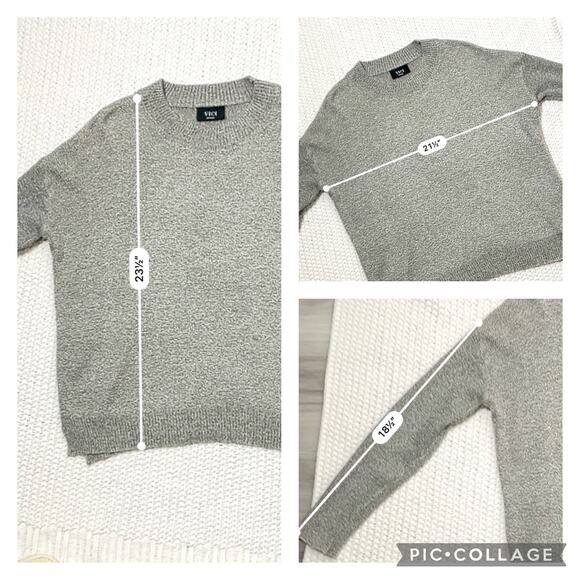 Vici SZ S Gray Knit Sweater - Picture 5 of 7